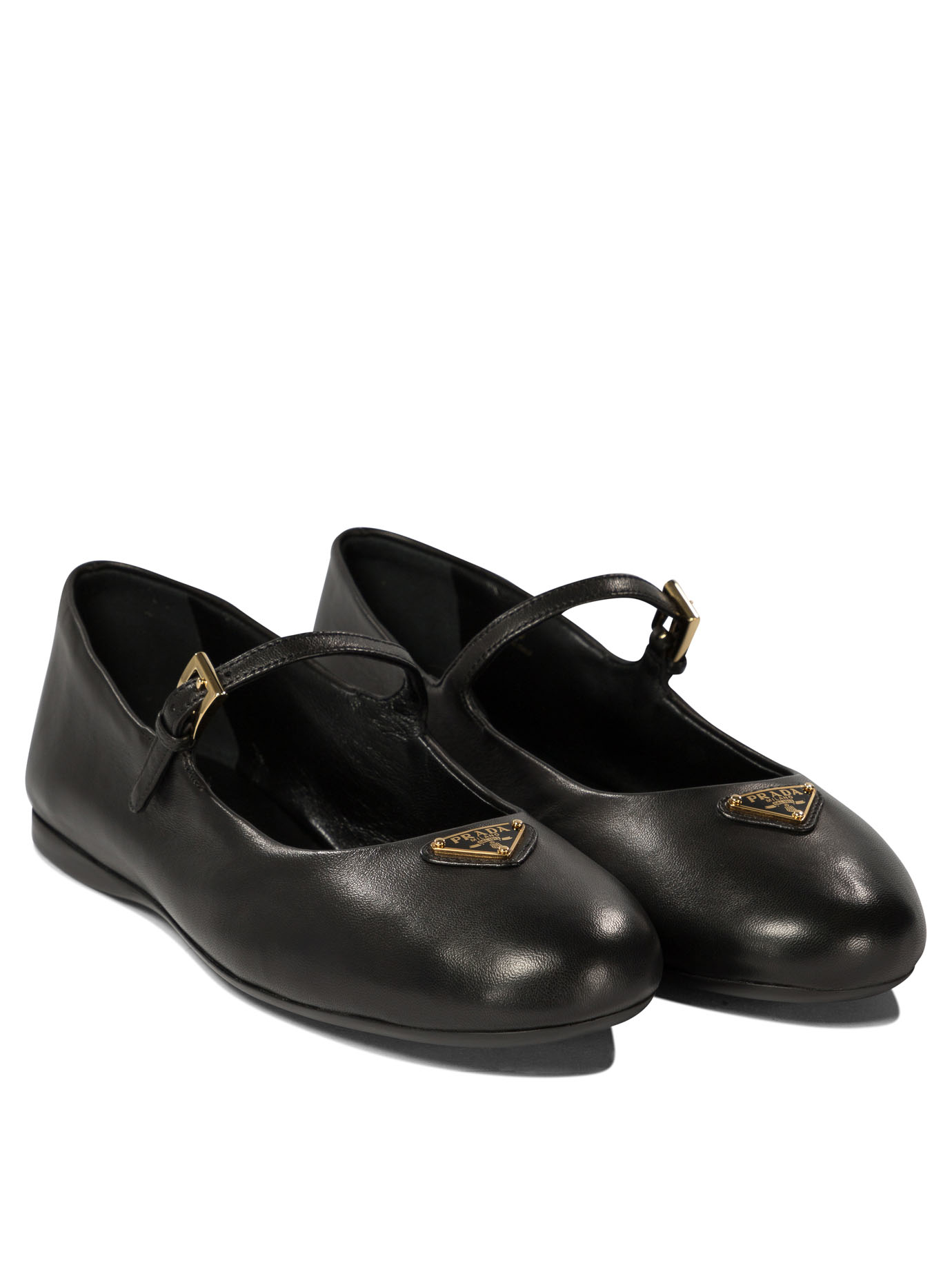 PRADA Black   Nappa ballet flats